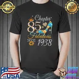 Chapter 85 EST 1938 85 Years Old 85th Birthday Queen High Heel Diamond T-Shirt