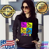 Chinese New Year 2023 Year Of The Rabbit Mandarin Year 2023 Tye Die Colors T-Shirt Hoodie