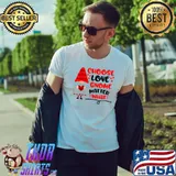Choose Love Gnome Matter What Cute Valentines Day T-Shirt