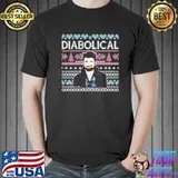 Christmas diabolical billy butcher gift boys art shirt