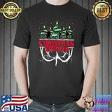 Christmas Things Human Bicycle Xmas TRee T-Shirt