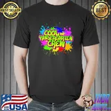 Cool Kindergarten Crew Watercolors Graphitti Kindergarten Teacher T-Shirt