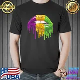 Costume Party Carnival Parade Gifts Lips Mardi Gras T-Shirt