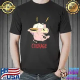 Courage the cowardly cartoon design shirt