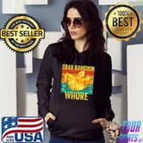 Crab Rangoon Whore Crab Rangoon Lovers Vintage T-Shirt Hoodie