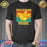 Crab Rangoon Whore Crab Rangoon Lovers Vintage T-Shirt