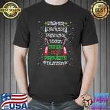 Cute christmas reindeer ballet ballerina dancer pointe shoes saying shirt