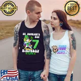 Dabbing Unicorn 7 Years Old Birthday Girl St Patrick's Day T-Shirt Tank Top