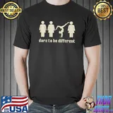 Dare To Be A Different Cartwheel Art For Women Girls Love T-Shirt