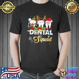 Dentist hygienist christmas dental squad classic shirt