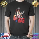 Design 80s vintage jimmy page led Zeppelin classic shirt