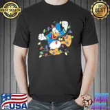 Donalds christmas stress xmas lights shirt