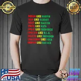 Dream Like Matin Lead Like Harriet Fight Like Malcom Black History Month Black Pride Leaders Black Power T-Shirt