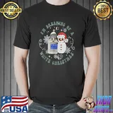Dreaming Of A White Christmas Nurse Let It Snow Snowman Propofol Icu T-Shirt