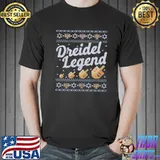 Dreidel legend jewish ugly hanukkah classic shirt