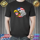 Eagle's Pride A Circular American Flag Election 2024 T-Shirt