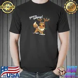 Eevee Raindeer Happy Holidays Christmas T-Shirt