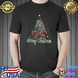 Ethiopian Merry Christmas Xmas Tree T-Shirt