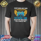 Every Now And Then I Leave My Room Controller Wings Gaming T-Shirt