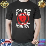 Face to face rise against band shirt