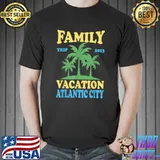 Family Vacation Atlantic City 2023 Palms Tree T-Shirt
