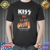 Fan art kiss rock band destroyer 45th anniversary 19762021 classic shirt