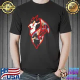 Flame art zlatan ibrahimovic ac milan soccer shirt