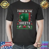 Freak In-The Sheets Excel Pc Ugly Christmas Sweater T-Shirt