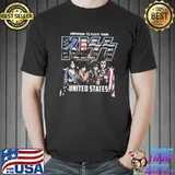 Freedom to rock tour kiss band united states classic shirt