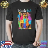 Funny chracters in blackish classic shirt