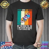 Gamer Every Now And Then I Leave My Room Hero Gaming Retro T-Shirt