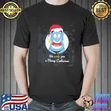 Genie xmas disney aladdin christmas shirt