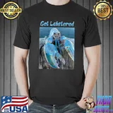 Get Jumpscare Lobster Meme Blue Crustacean T-Shirt