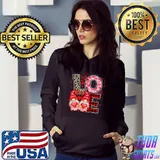 Gnomes Love Valentine's Day Gnome Love Leopard Red Plaid T-Shirt Hoodie