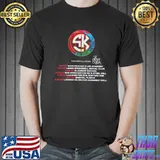 Great britain adrian smith richie kotzen with special guest the dust coda classic shirt