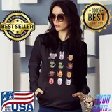 Happy Chinese New Year 2023 Year Of The Rabbit Zodiac Lunar Animals T-Shirt Hoodie