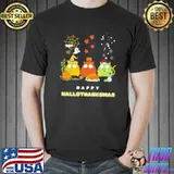 Happy Hallowthanksmas three cats Shirt