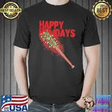 Happy holiday the negan baby baseball the walking dead classic shirt