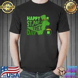 Happy St. Pat T-Rex Day Dinosaur St. Patrick's Day T-Shirt