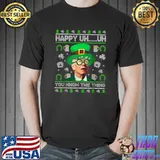 Happy Uh You Know The Thing Joe Biden Ugly St Patrick's Day T-Shirt