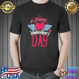 Happy Valentine`s Day Outfit Valentines Day Hearts Wings T-Shirt