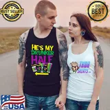 He's My Drunker Half Wine Matching Couple Girlfriend Mardi Gras T-Shirt Tank Top