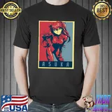 Hope evangelion asuka political anime artwork classic shirt