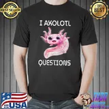 I Axolotl Questions Axolotl Lover Teen Watercolor T-Shirt
