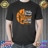 I Can Do All Things Through Christ Who Strengthers Christian Athlete Sports Philippians 4 13 Basketball T-Shirt