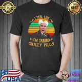 I feel like I'm taking crazy pills zoolander sunset art shirt