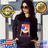 I fricken willie love America willie nelson clasisc s Hoodie