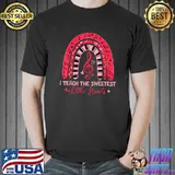 I Teach The Sweetest Hearts Rainbow Music Piano Teacher Valentines Day T-Shirt