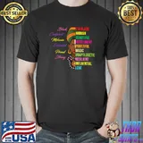 I'm Black Woman Beautiful Intelligent Magic Black History Queen Melanin Afro African T-Shirt