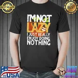 I'm Not Lazy I Just Really Enjoy Doing Nothing Sloth Retro T-Shirt